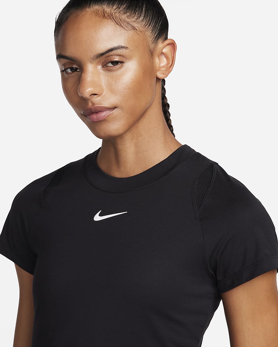 NikeCourt Advantage Women s Dri FIT Short Sleeve Tennis Top